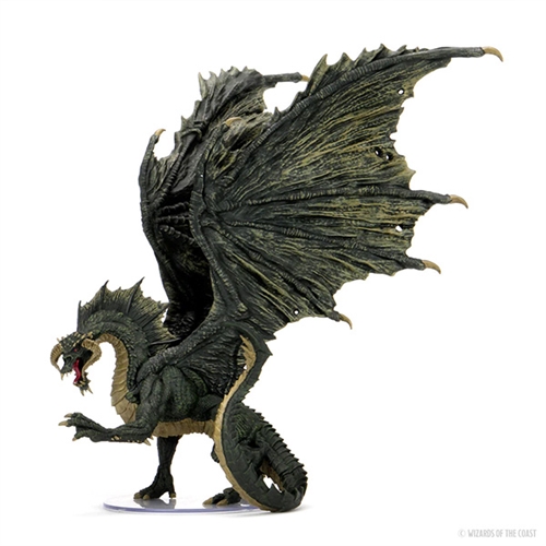 DnD - Adult Black Dragon - Icons of the Realms Premium DnD Figur